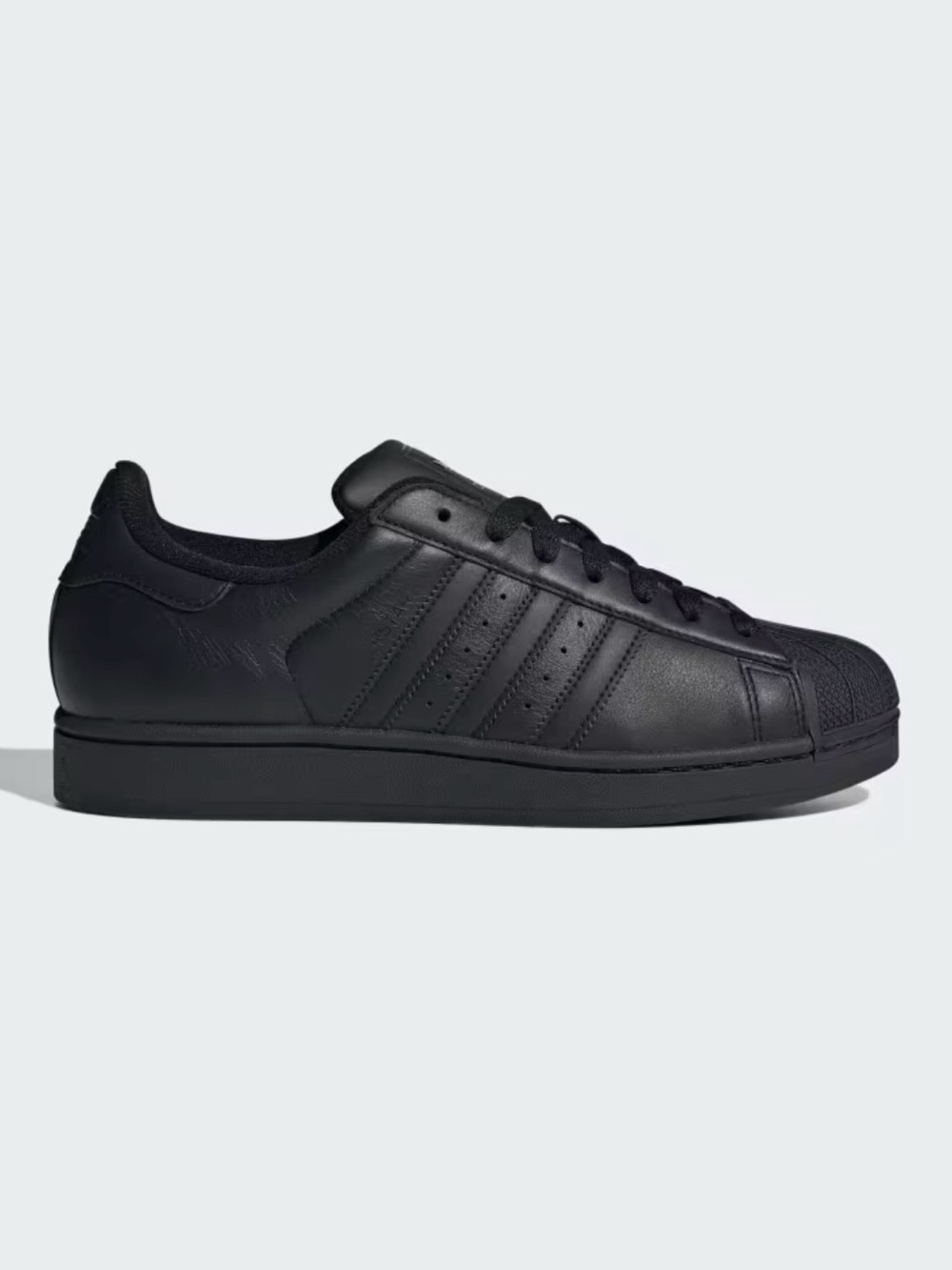Adidas Superstar 2 Triple Black Shell Toe Sneakers Men’s 10.5 JI0081